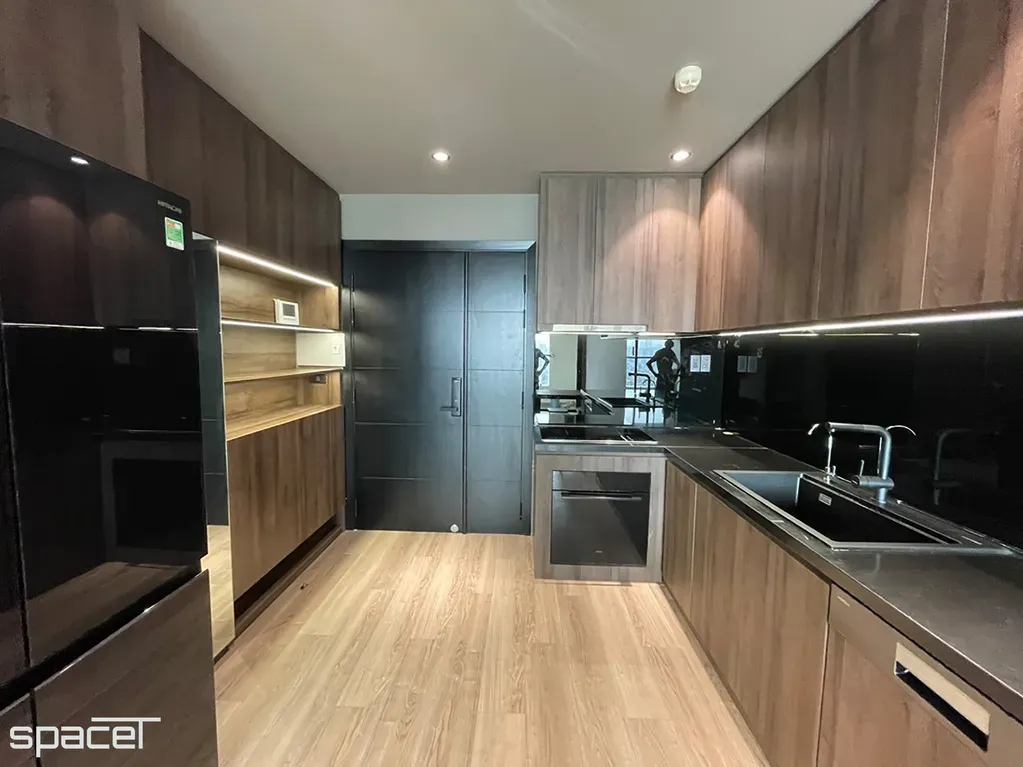 Phòng bếp, Lối vào - Căn hộ Terra Royal Quận 3 - Phong cách Modern | Space T