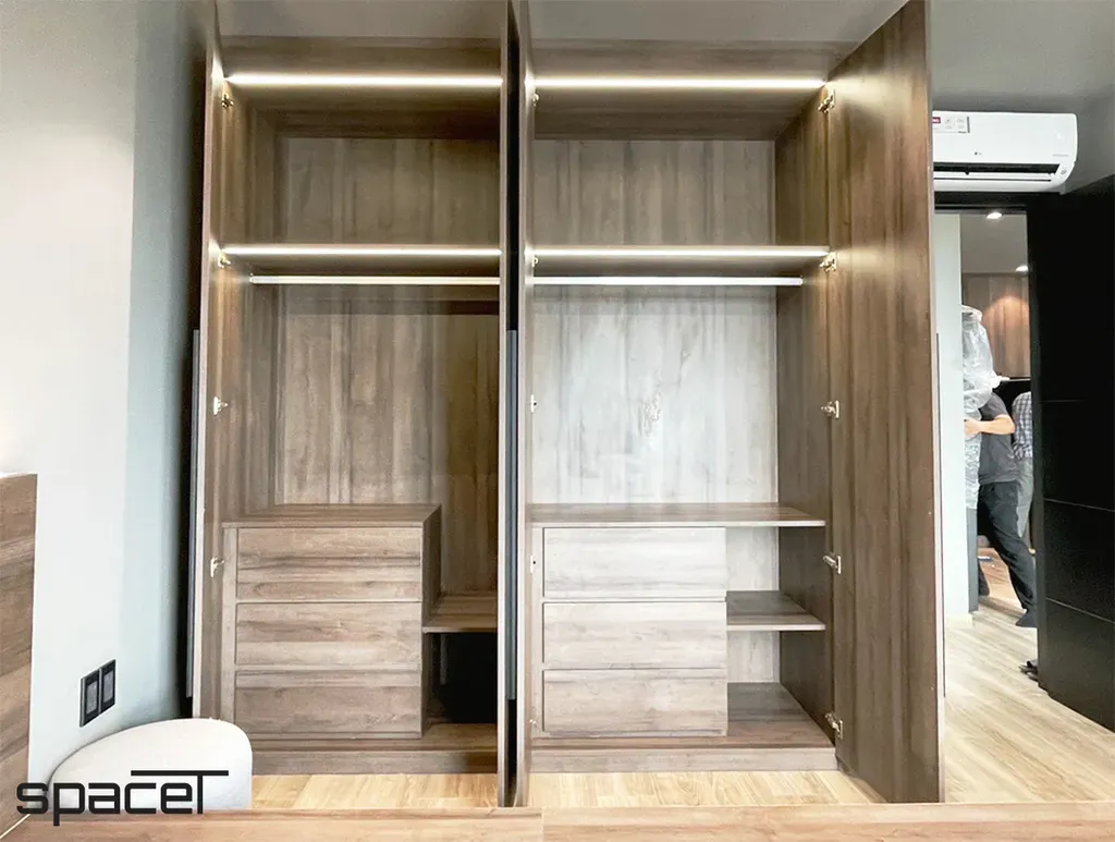Phòng ngủ - Căn hộ Terra Royal Quận 3 - Phong cách Modern | Space T