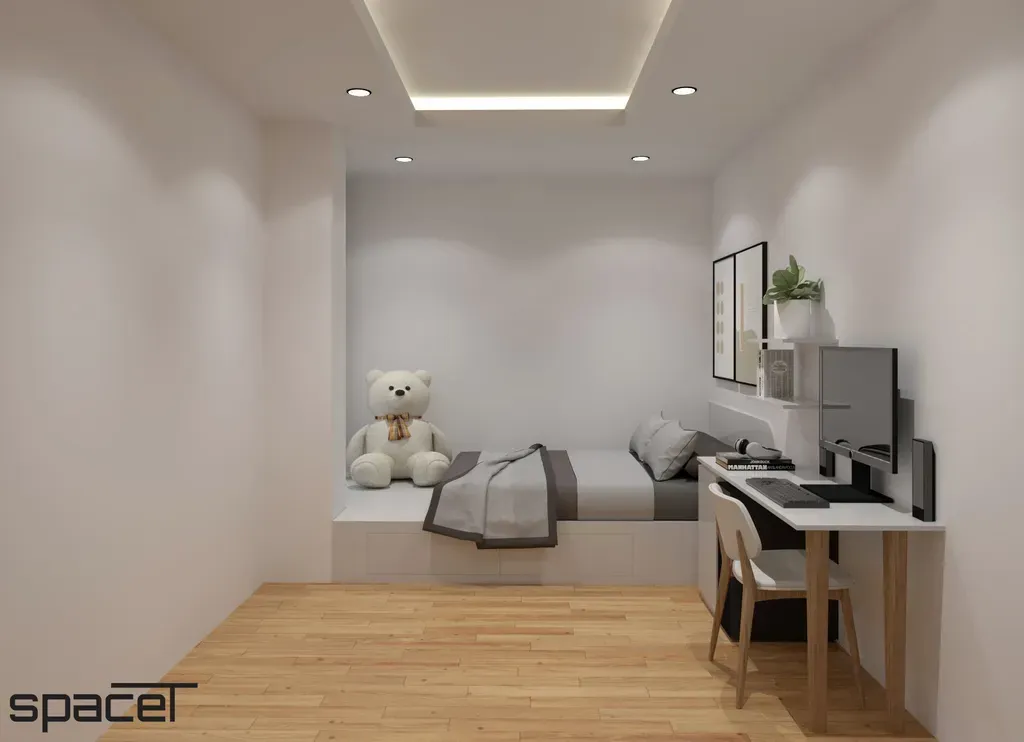 Phòng cho bé - Phòng ngủ Căn hộ Homyland 2 - Phong cách Modern + Scandinavian | Space T
