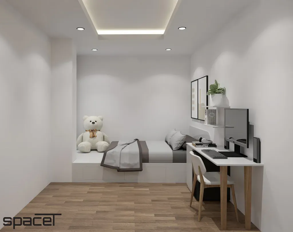 Phòng cho bé - Phòng ngủ Căn hộ Homyland 2 - Phong cách Modern + Scandinavian | Space T
