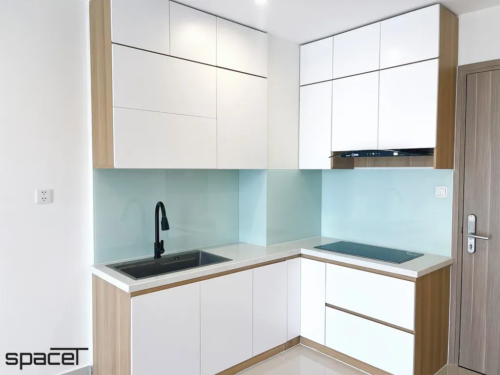 Phòng bếp - Căn hộ The Origami (Vinhomes Quận 9) - Phong cách Scandinavian | Space T