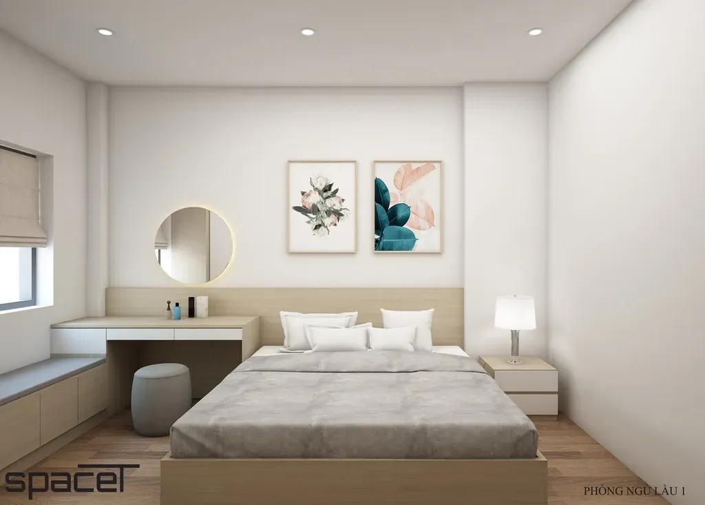 Phòng ngủ - Nhà phố Thủ Đức - Phong cách Scandinavian | Space T