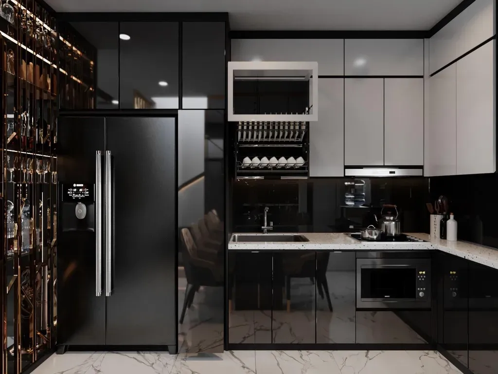 Phòng bếp - Nhà phố Quận Bình Tân - Phong cách Modern | Space T