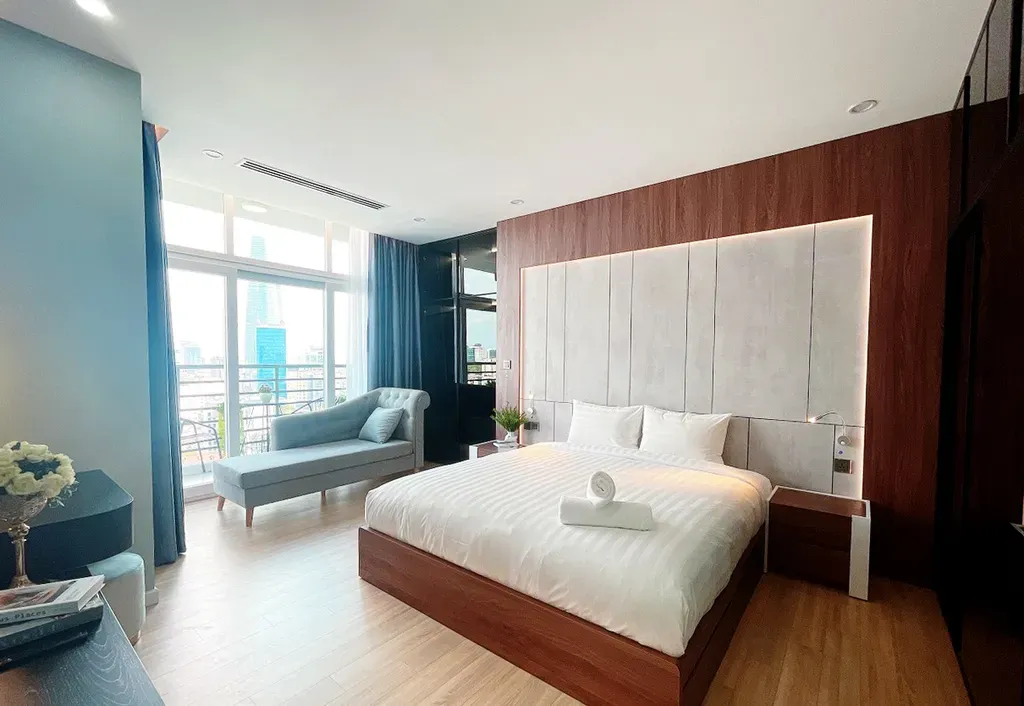 Phòng ngủ - Căn hộ chung cư The One Sài Gòn - Phong cách Modern | Space T