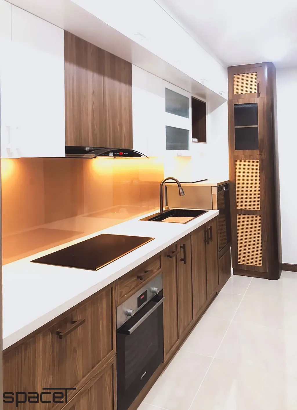 Phòng bếp - Căn hộ Hado Centrosa Quận 10 - Phong cách Modern | Space T