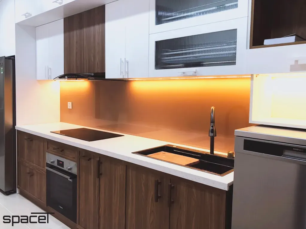 Phòng bếp - Căn hộ Hado Centrosa Quận 10 - Phong cách Modern | Space T