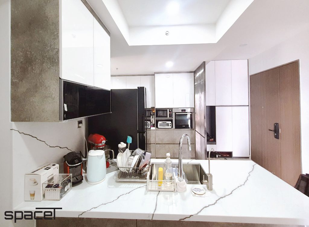 Phòng bếp - Căn hộ The Peak M8 Midtown - Phong cách Minimalist  | Space T