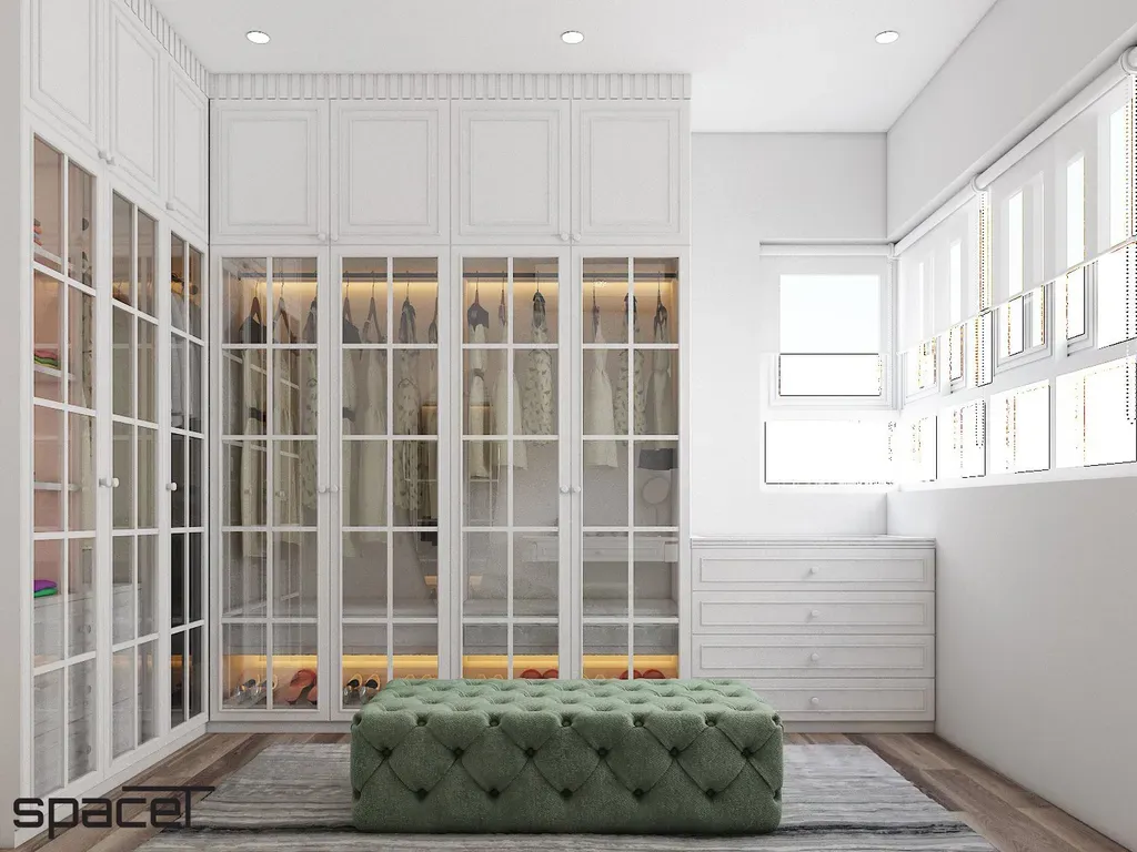 Phòng thay đồ - Căn hộ chung cư An Phú Apartment Quận 6 - Phong cách Modern | Space T