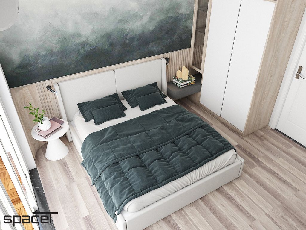 Phòng ngủ - Căn hộ chung cư An Phú Apartment Quận 6 - Phong cách Modern  | Space T