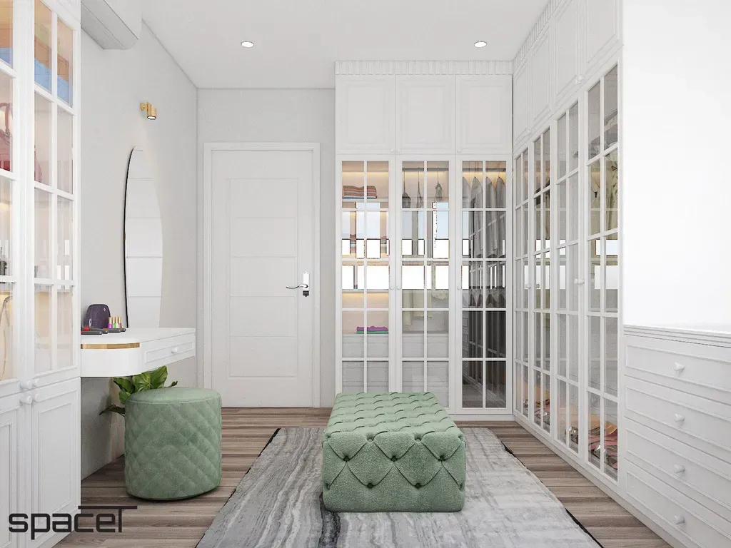 Phòng thay đồ - Căn hộ chung cư An Phú Apartment Quận 6 - Phong cách Modern | Space T