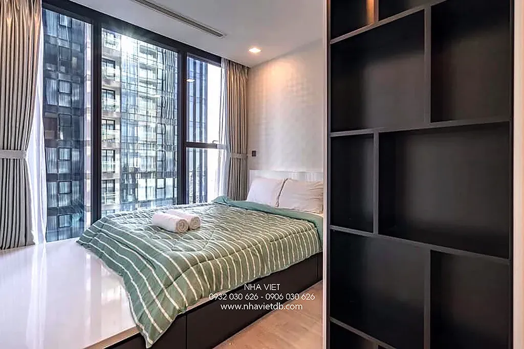 Phòng ngủ - Căn hộ Vinhomes Ba Son Quận 1 - Phong cách Modern | Space T
