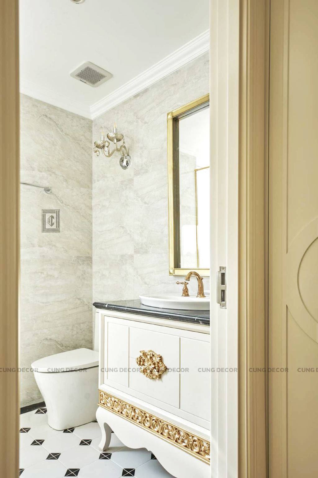 Phòng tắm - Biệt thự Sol Villas TP. Thủ Đức - Phong cách Neo Classic  | Space T