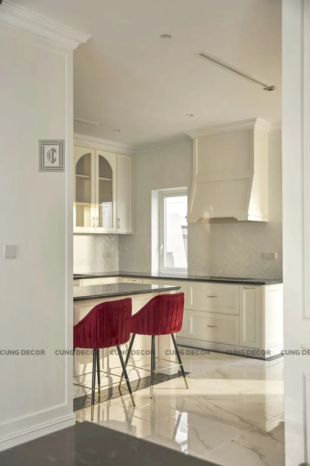 Phòng bếp - Biệt thự Sol Villas TP. Thủ Đức - Phong cách Neo Classic | Space T