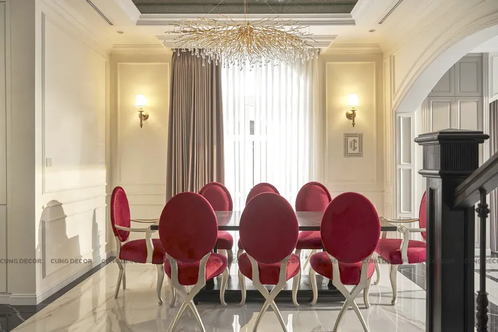 Phòng ăn - Biệt thự Sol Villas TP. Thủ Đức - Phong cách Neo Classic | Space T