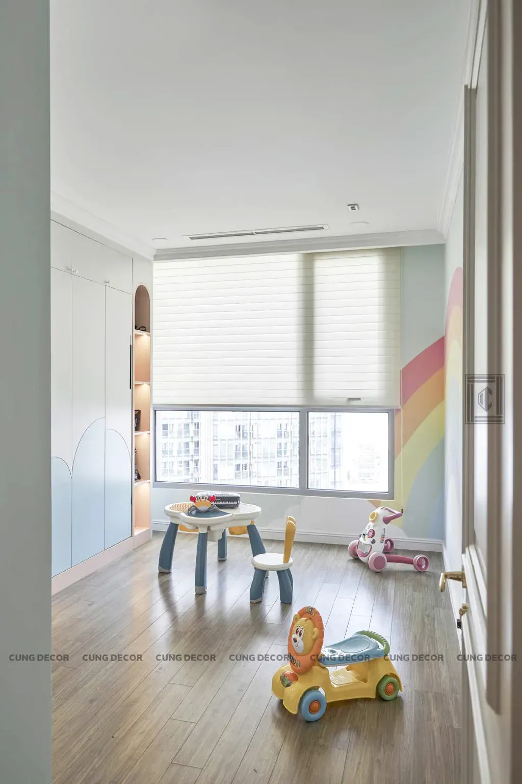 Phòng cho bé - Căn hộ Landmark 81 Vinhomes Central Park - Phong cách Neo Classic | Space T