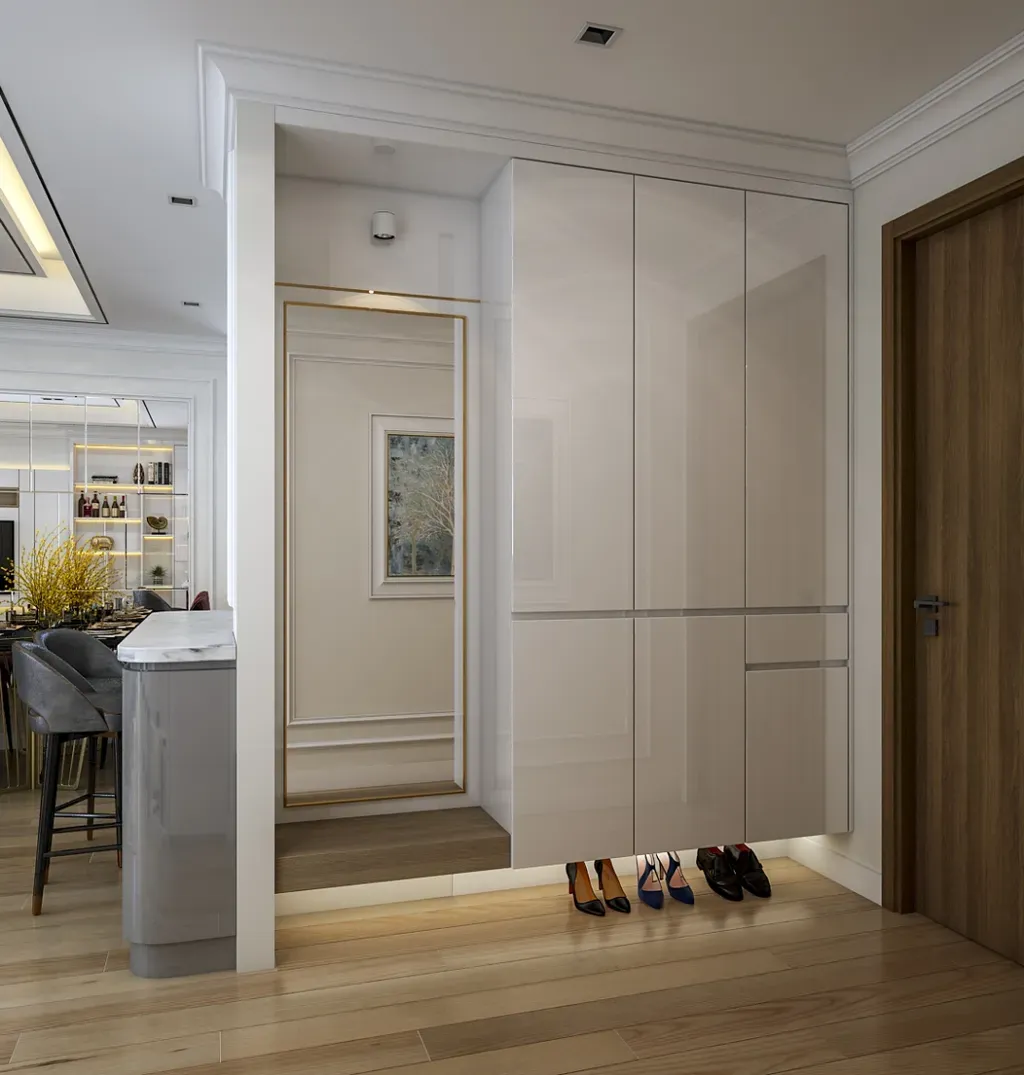 Lối vào - Nhà phố 85m2 Quận 2 - Phong cách Neo Classic | Space T