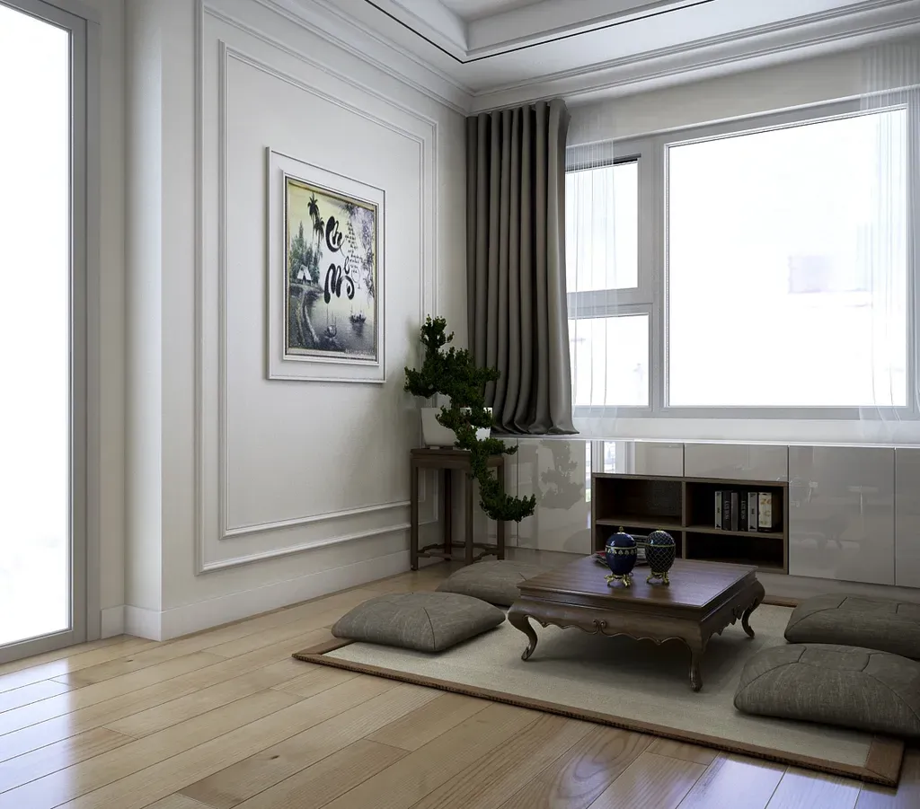 Phòng thờ - Nhà phố 85m2 Quận 2 - Phong cách Neo Classic | Space T