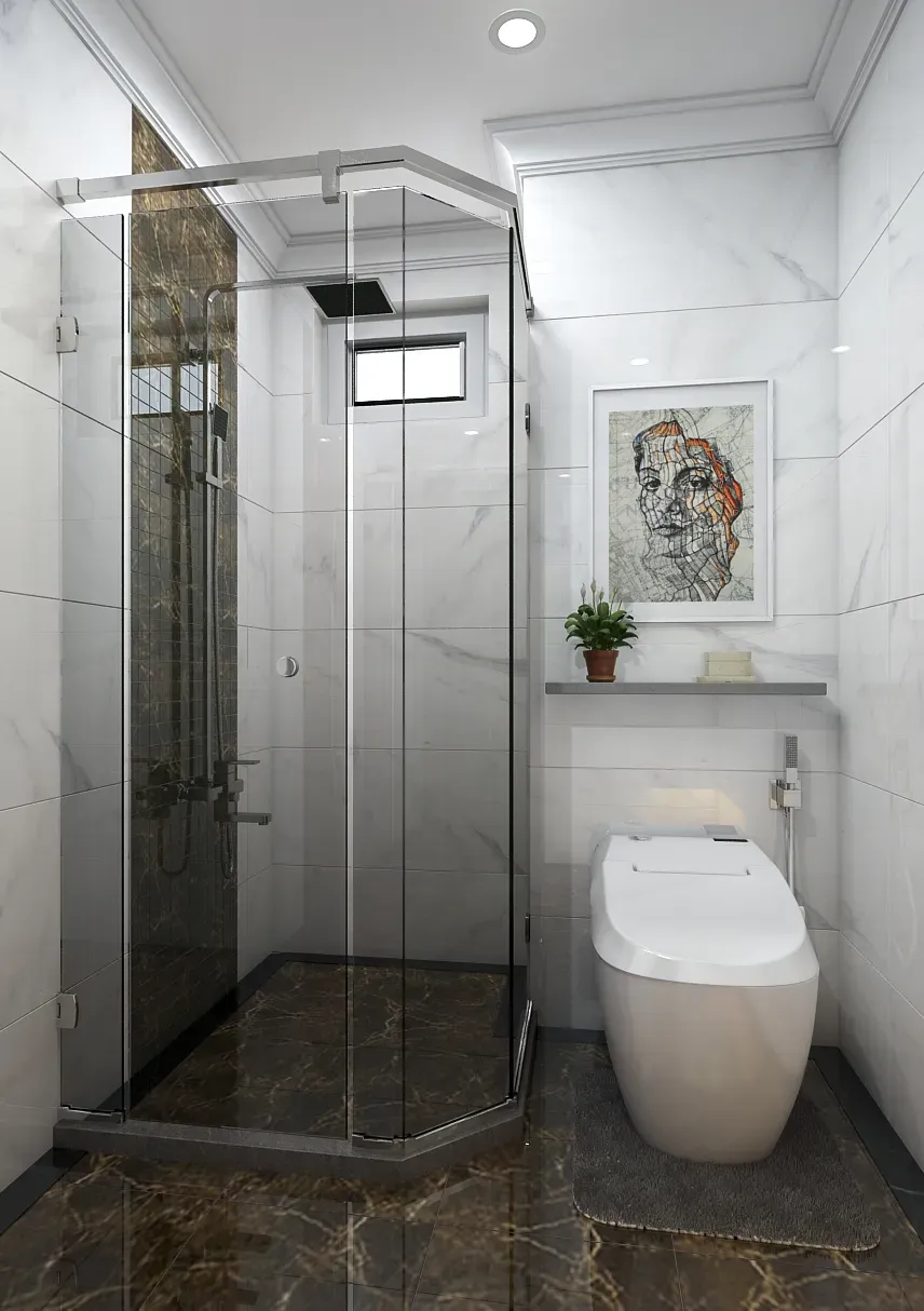 Phòng tắm - Nhà phố 85m2 Quận 2 - Phong cách Neo Classic | Space T