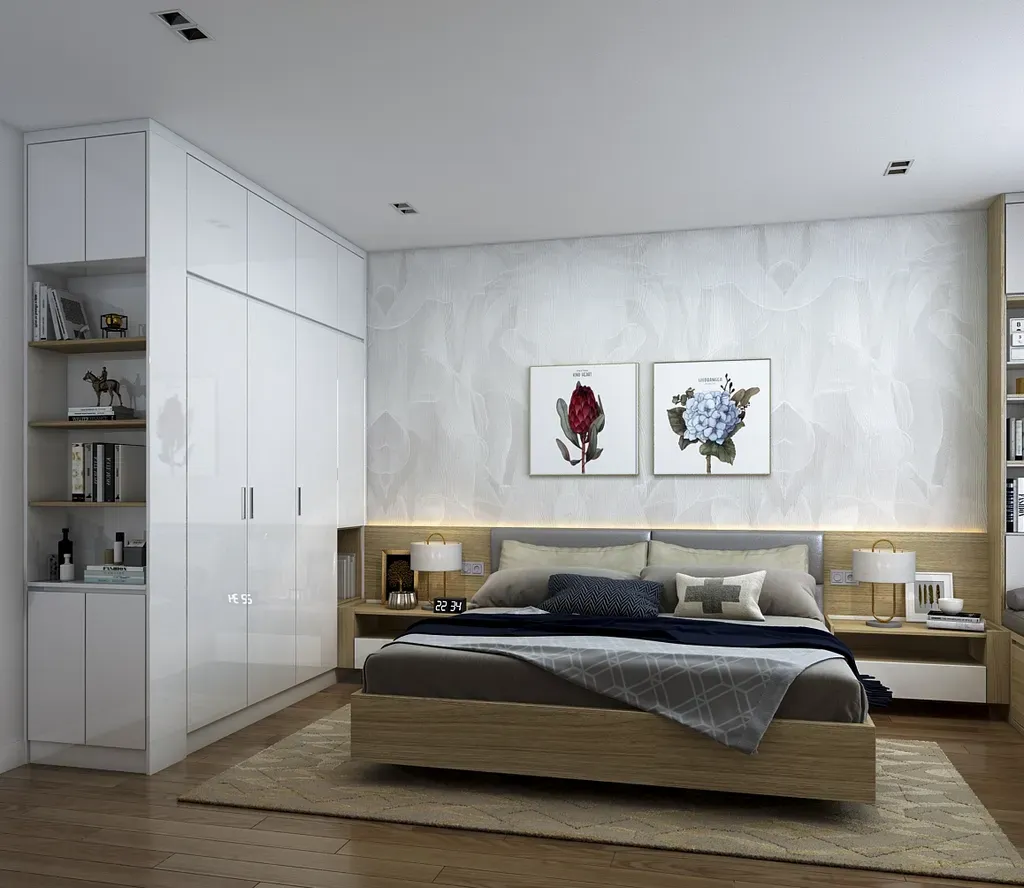 Phòng ngủ - Nhà phố 90m2 Quận 9 - Phong cách Modern | Space T