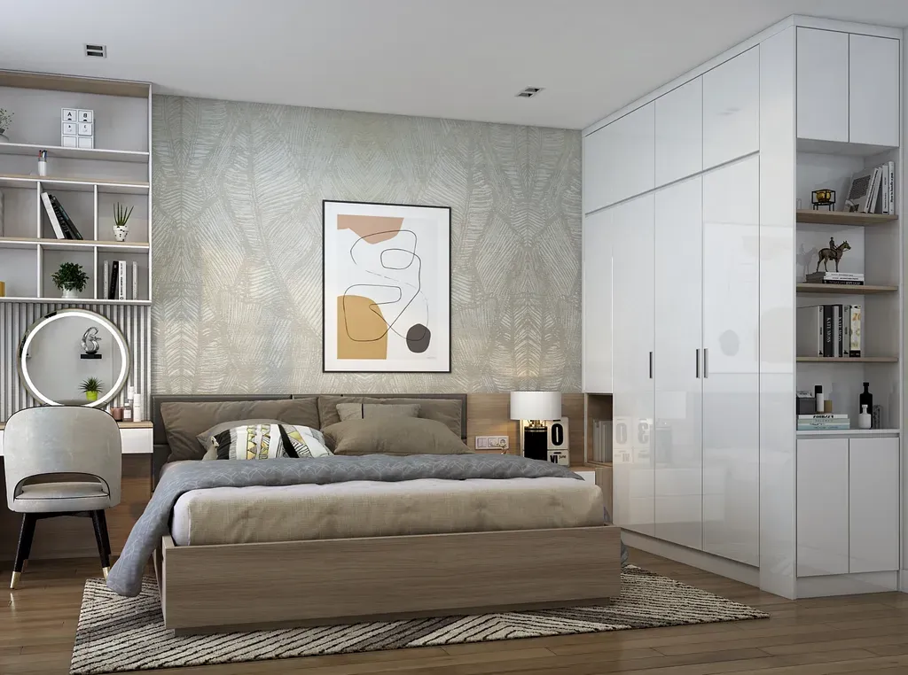 Phòng ngủ - Nhà phố 90m2 Quận 9 - Phong cách Modern | Space T