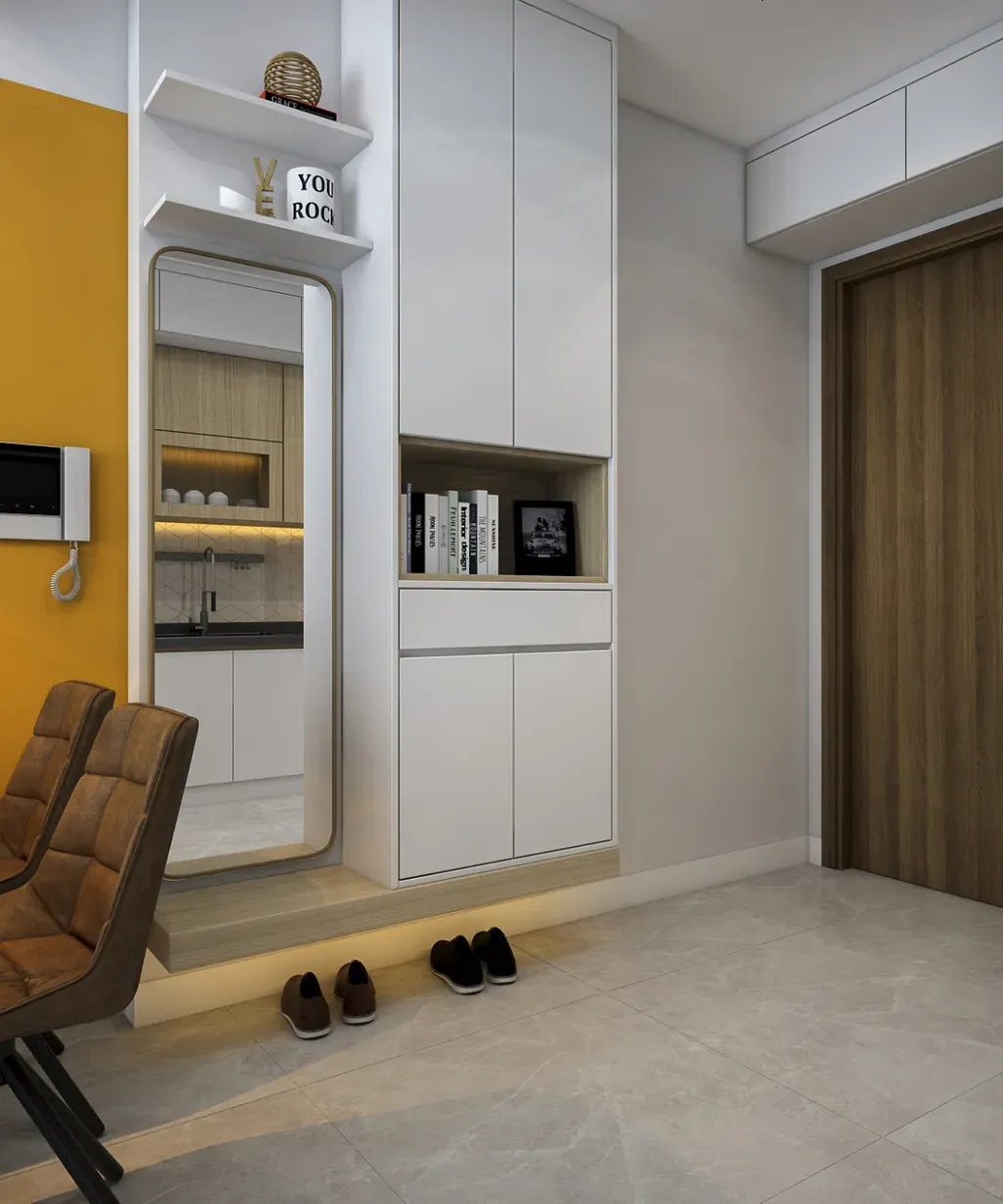 Lối vào - Căn hộ 2PN Vinhomes Grand Park - Phong cách Modern | Space T