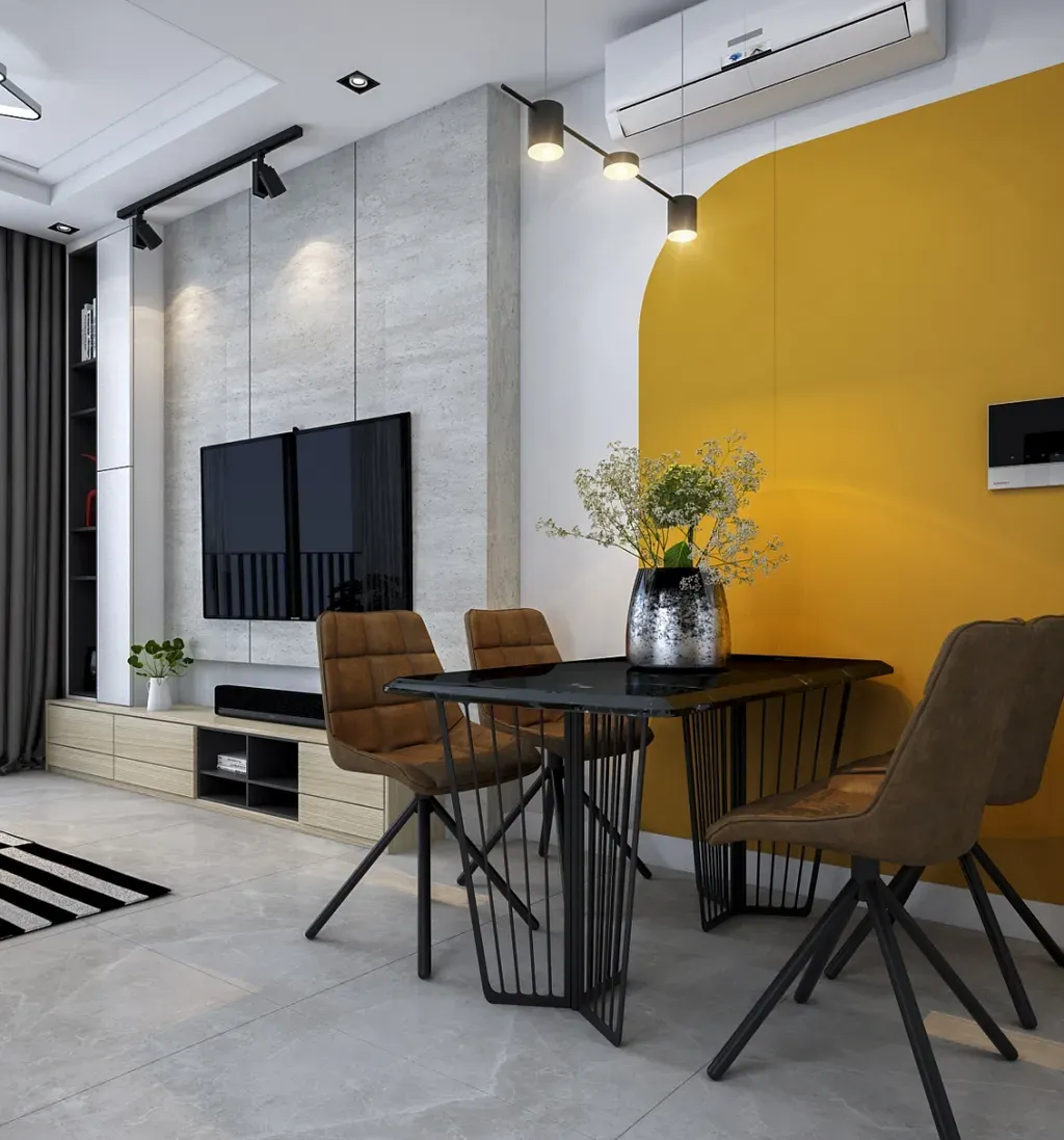 Phòng ăn - Căn hộ 2PN Vinhomes Grand Park - Phong cách Modern | Space T