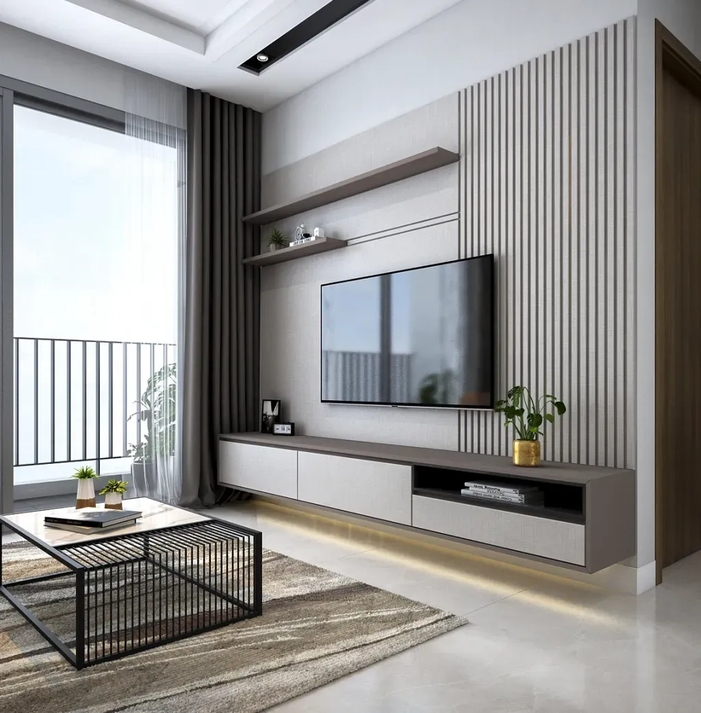 Phòng khách - Căn hộ 1PN Vinhomes Grand Park - Phong cách Modern | Space T