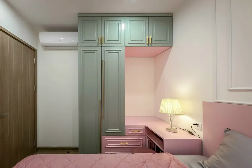Phòng ngủ - Căn hộ Palm Heights (Palm City) - Phong cách Bán cổ điển + Hiện đại | Space T