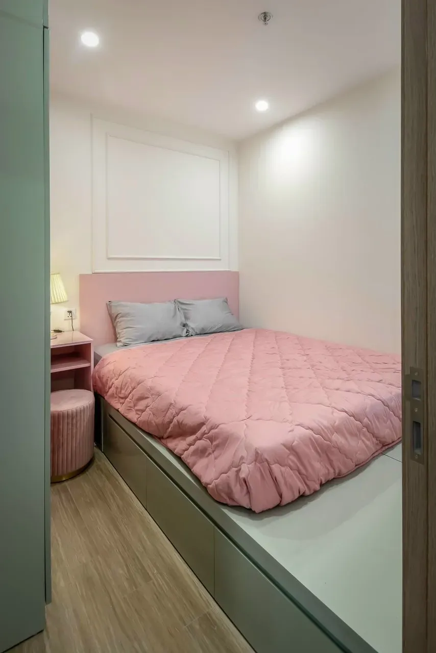 Phòng ngủ - Căn hộ Palm Heights (Palm City) - Phong cách Bán cổ điển + Hiện đại | Space T
