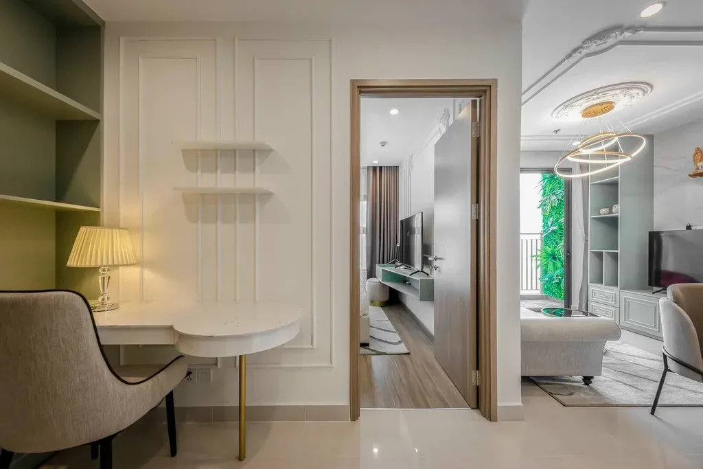 Phòng làm việc - Căn hộ Palm Heights (Palm City) - Phong cách Bán cổ điển + Hiện đại | Space T