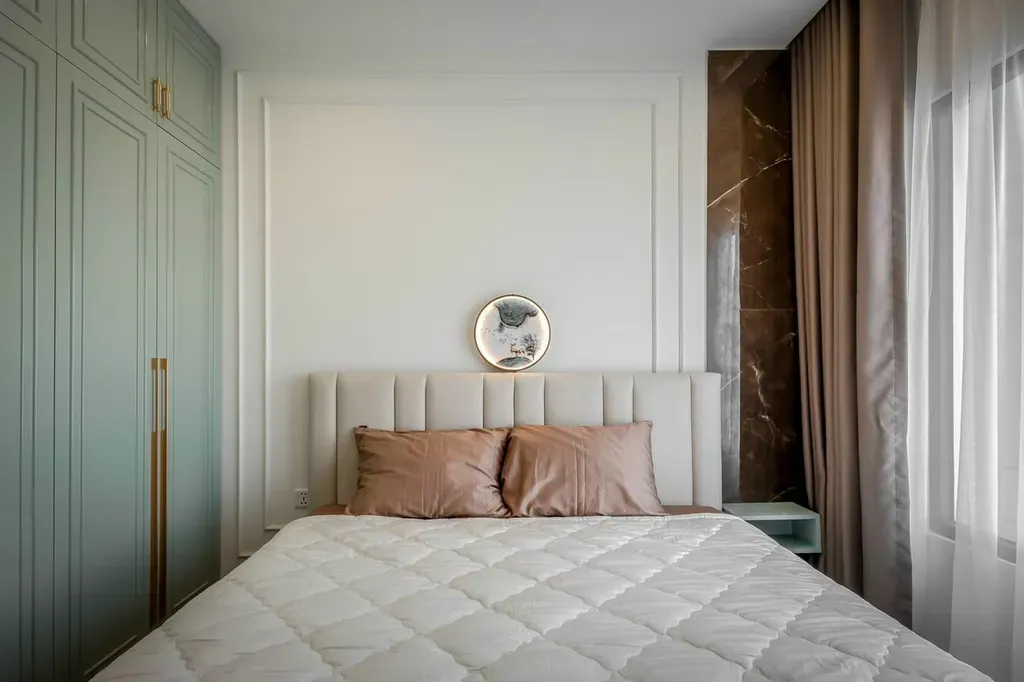 Phòng ngủ - Căn hộ Palm Heights (Palm City) - Phong cách Bán cổ điển + Hiện đại | Space T