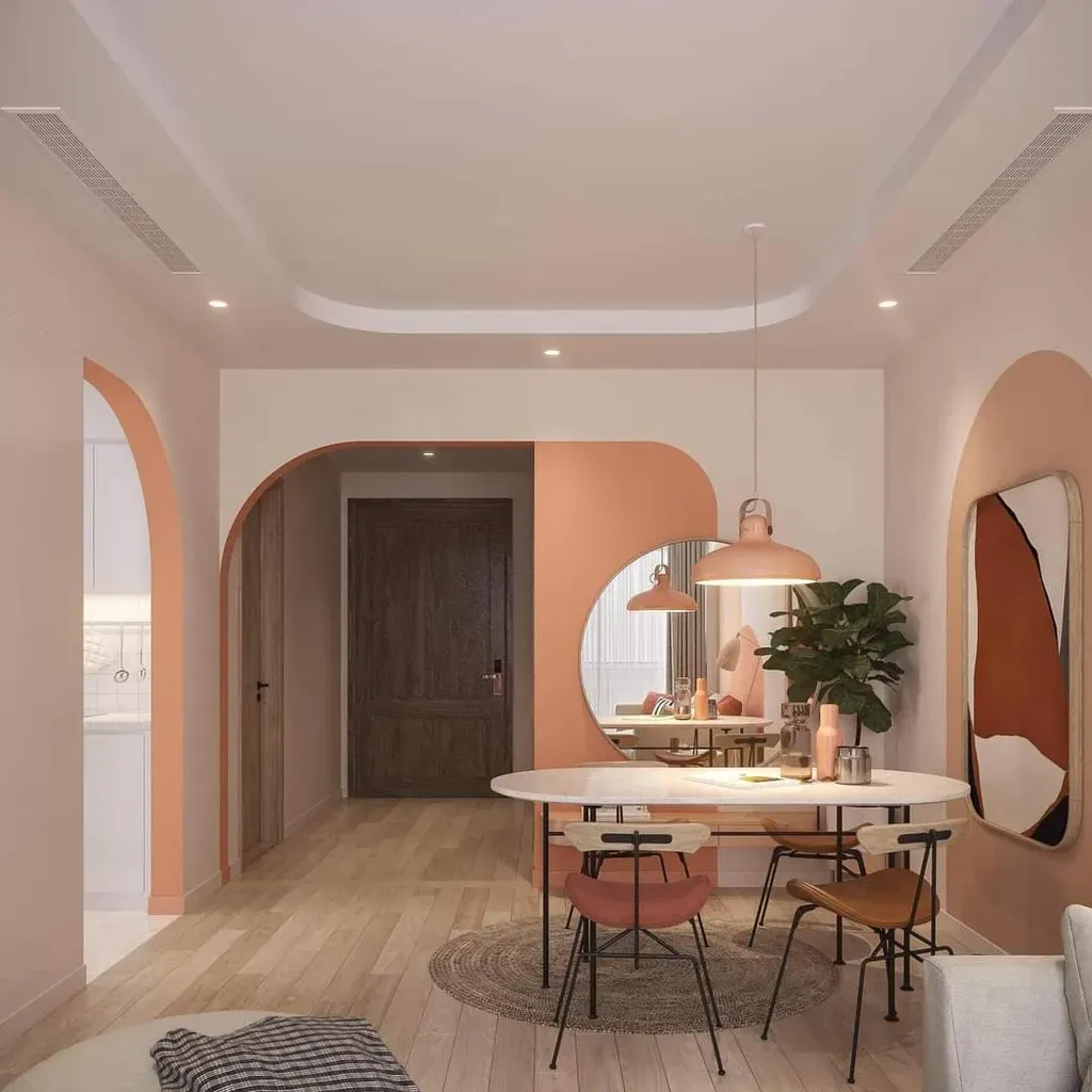Phòng ăn - Căn hộ Masteri Thảo Điền - Phong cách Color Block | Space T