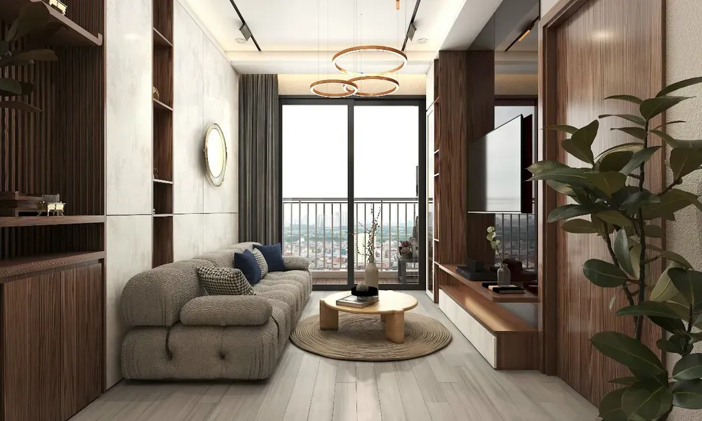 Phòng khách - Căn hộ chung cư Grand View C - Phong cách Modern | Space T
