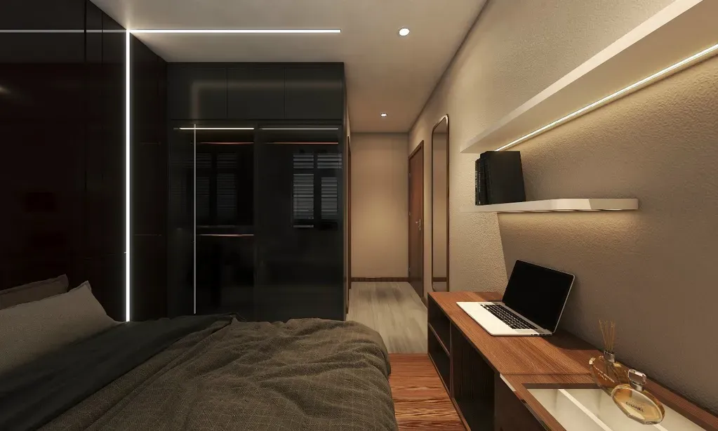 Phòng ngủ - Căn hộ chung cư Grand View C - Phong cách Modern | Space T