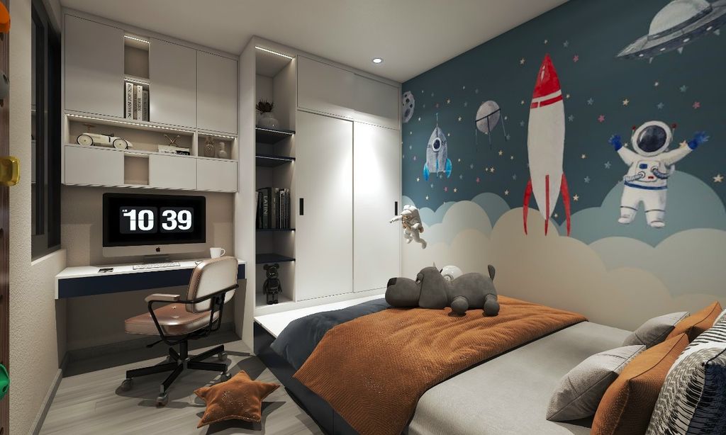 Phòng cho bé - Căn hộ chung cư Grand View C - Phong cách Modern  | Space T