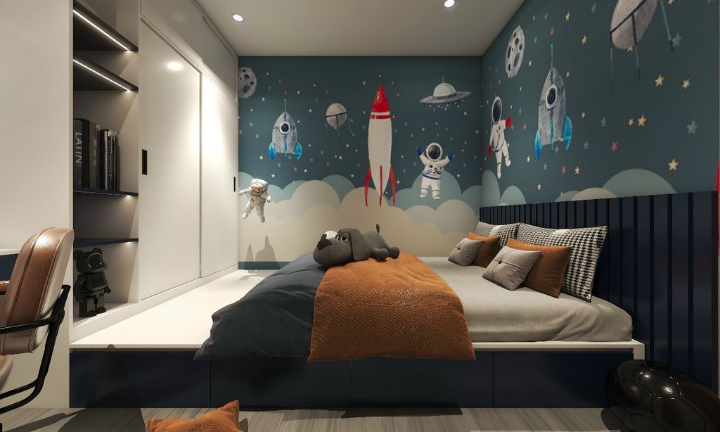 Phòng cho bé - Căn hộ chung cư Grand View C - Phong cách Modern  | Space T
