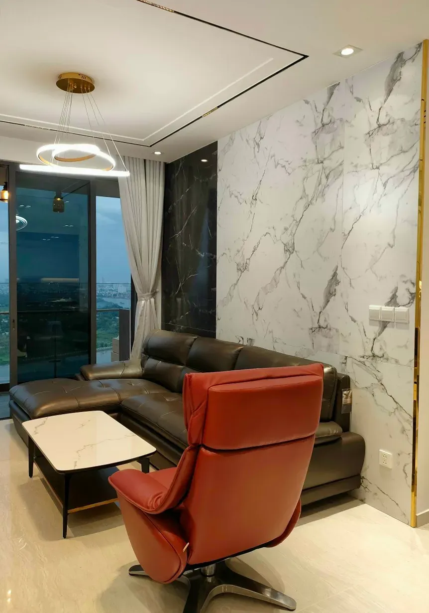 Phòng khách - Căn hộ Masteri Thảo Điền - Phong cách Modern | Space T