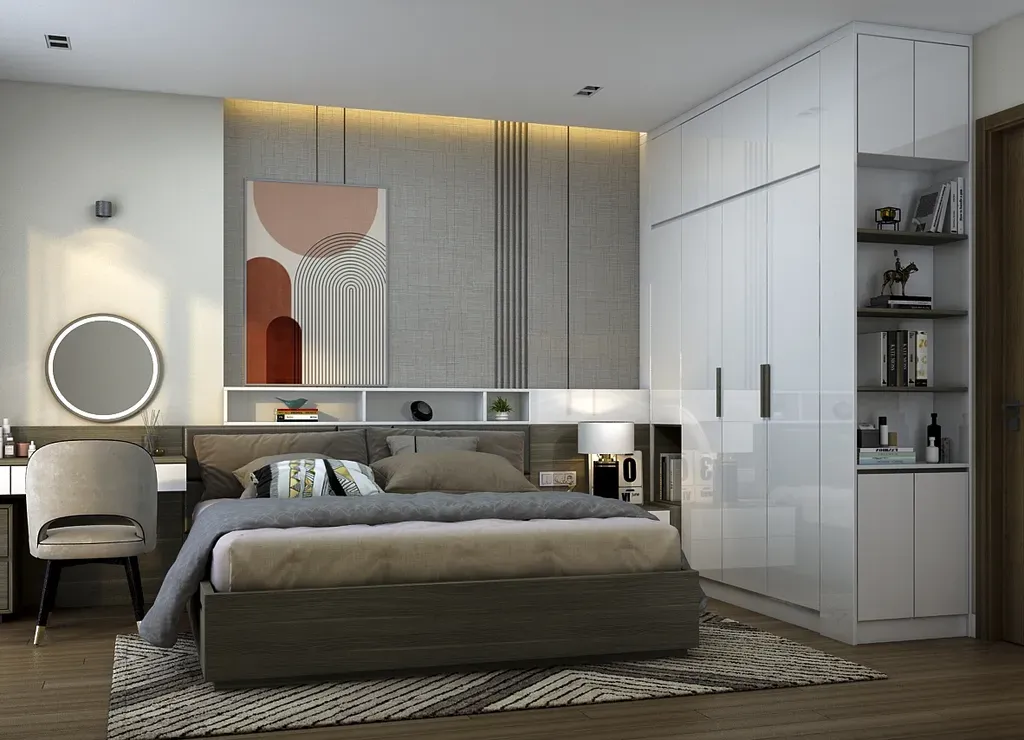 Phòng ngủ - Nhà phố 3PN Quận 7 - Phong cách Modern | Space T