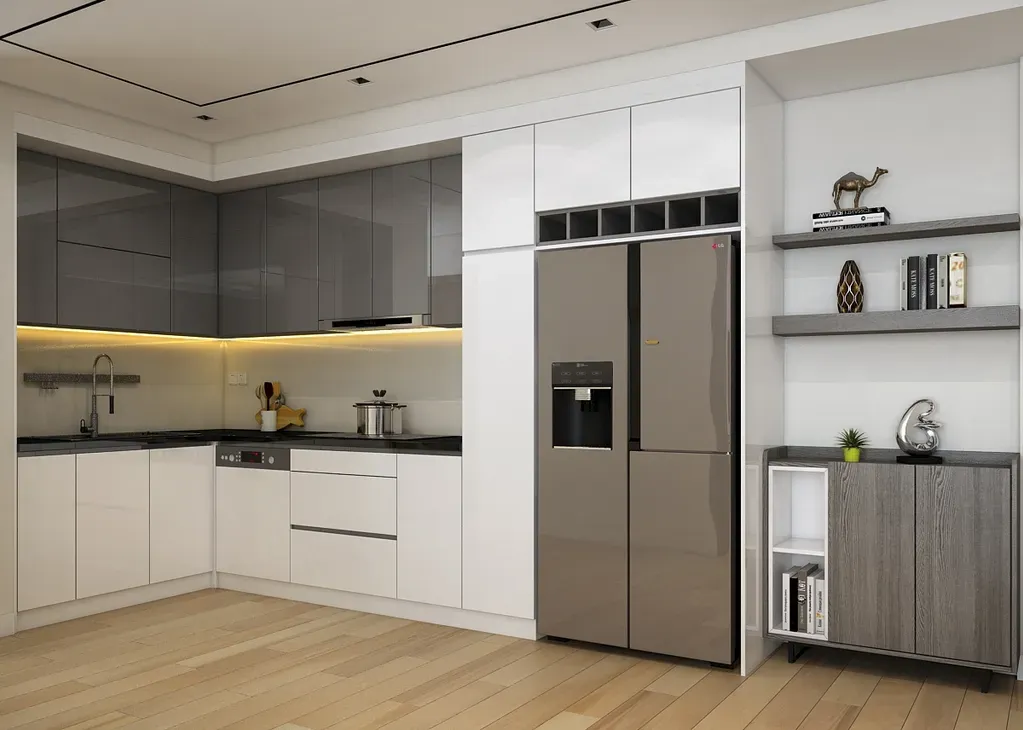Phòng bếp - Nhà phố 3PN Quận 7 - Phong cách Modern | Space T
