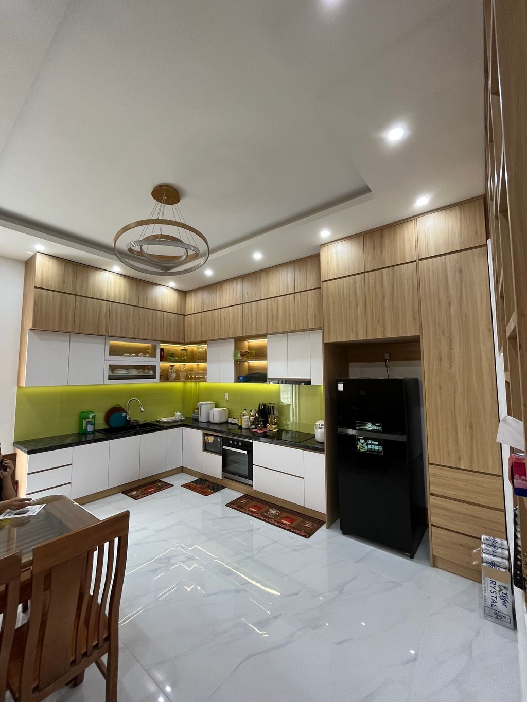 Phòng bếp - Nhà phố 350m2 Quận 7 - Phong cách Modern  | Space T