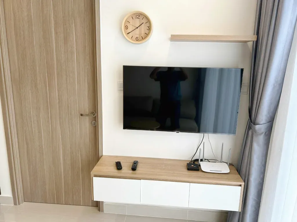 Phòng khách - Căn hộ Tòa S10.03 The Origami Vinhomes - Phong cách Modern + Scandinavian | Space T