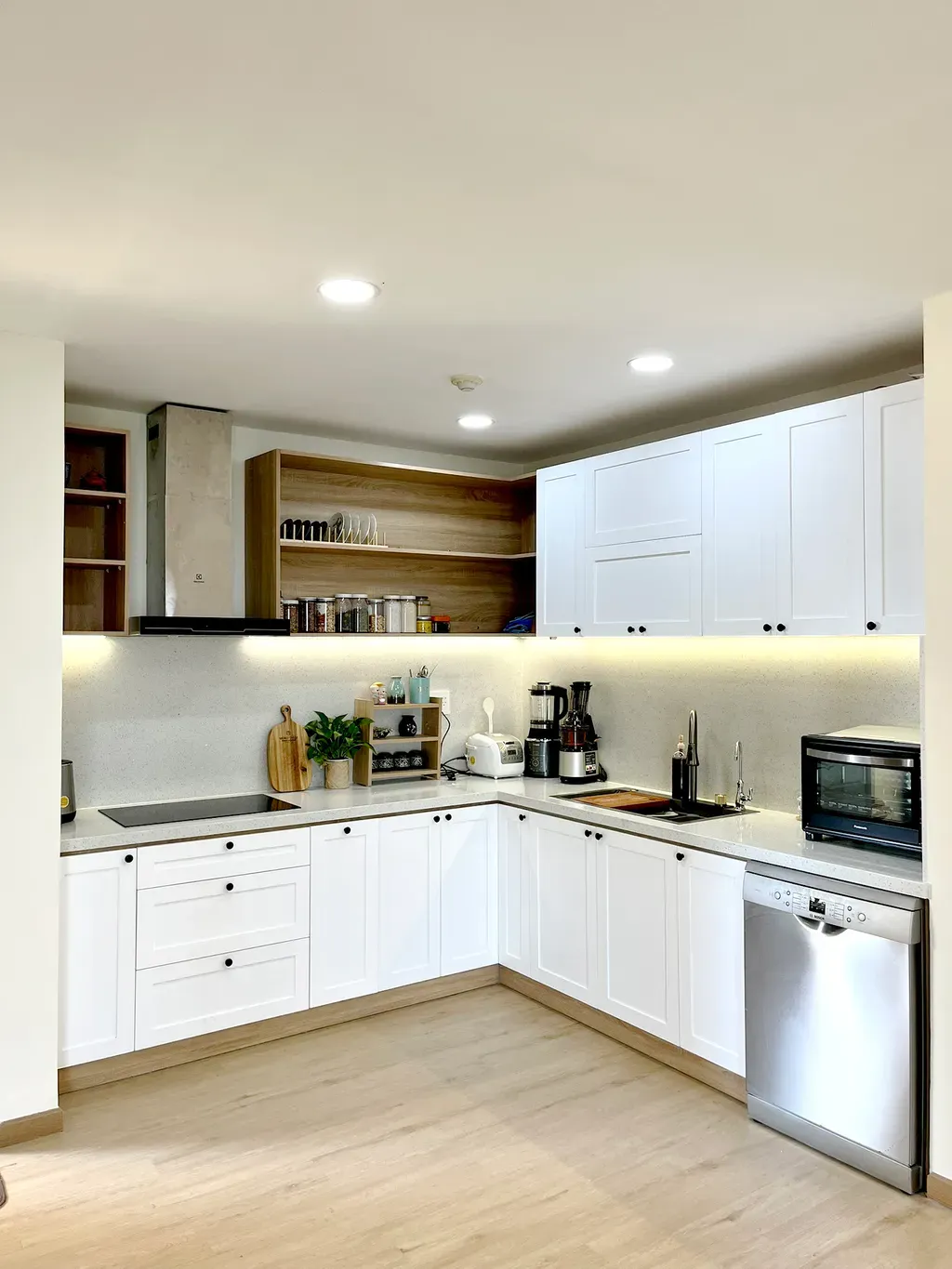 Phòng bếp - Nhà phố Đồng Nai - Phong cách Scandinavian + Modern | Space T
