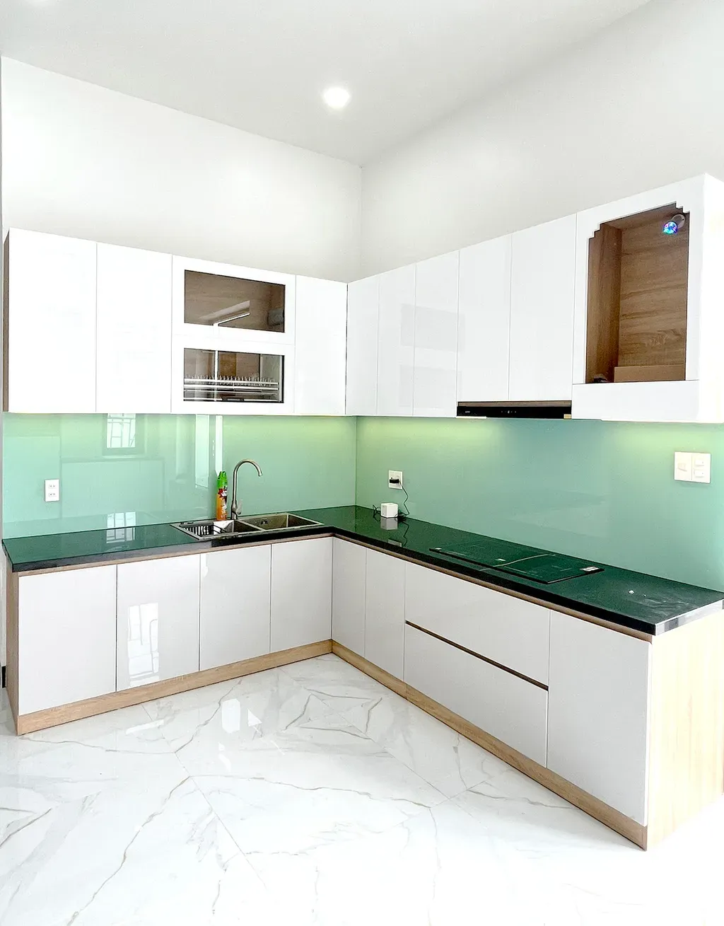 Phòng bếp - Nhà phố Đồng Nai - Phong cách Scandinavian + Modern | Space T