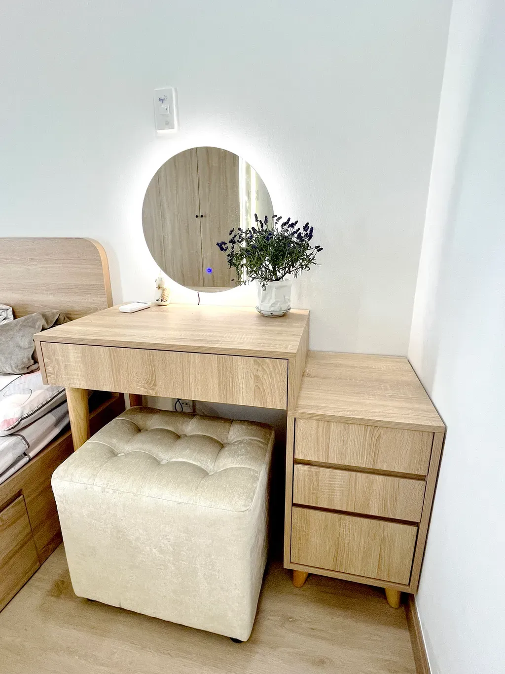 Phòng ngủ - Nhà phố Đồng Nai - Phong cách Scandinavian + Modern | Space T