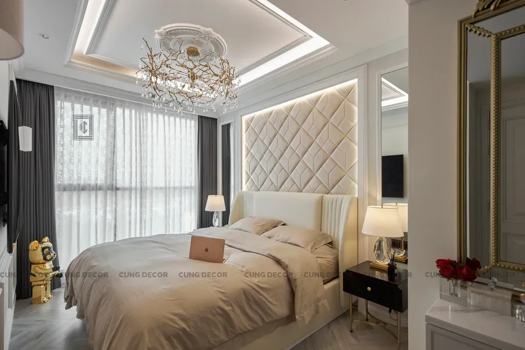 Phòng ngủ - Căn hộ cao cấp Thảo Điền Quận 2 - Phong cách Neo Classic | Space T