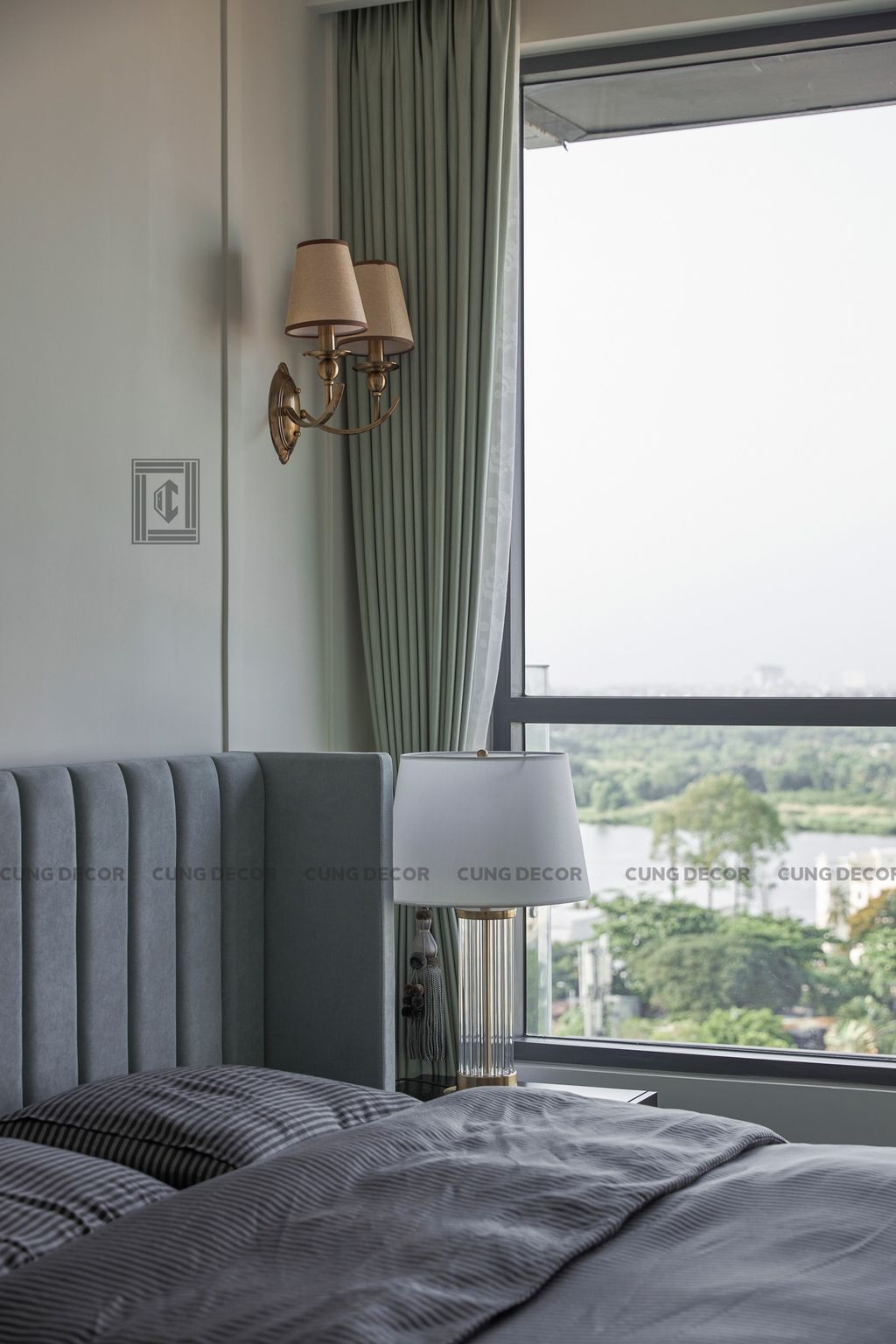 Phòng ngủ - Căn hộ cao cấp Thảo Điền Quận 2 - Phong cách Neo Classic  | Space T