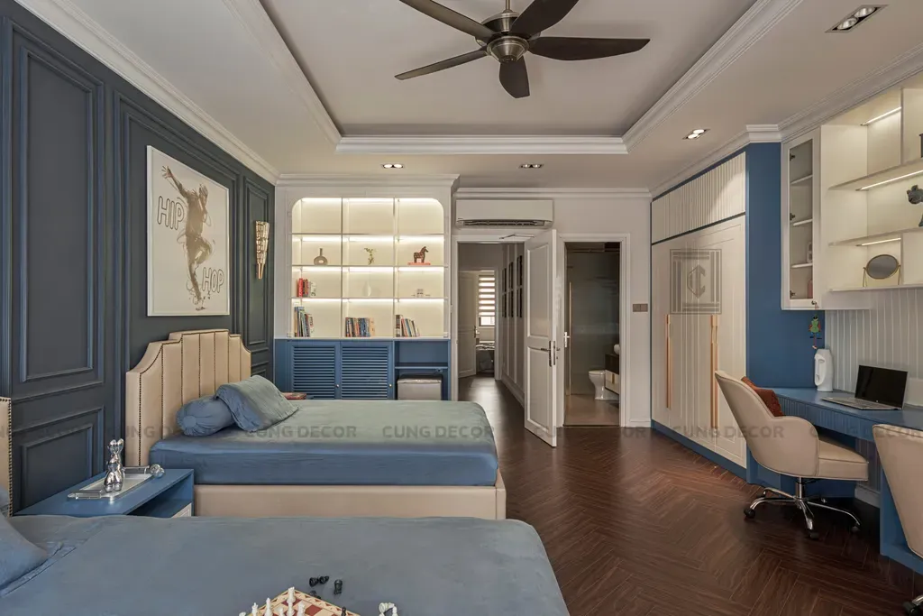 Phòng cho bé - Nhà phố liền kề Lakeview City - Phong cách Bán cổ điển | Space T