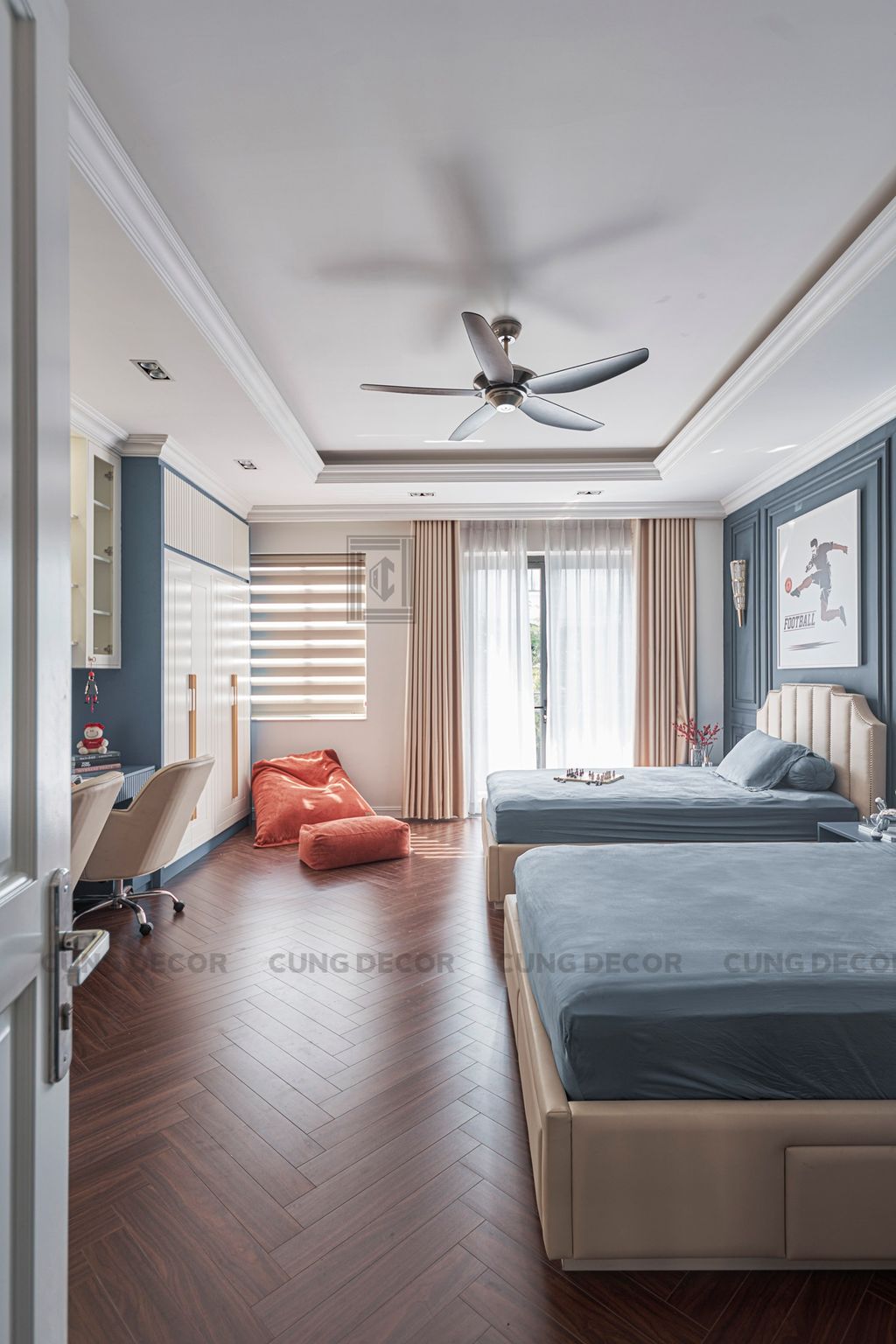 Phòng cho bé - Nhà phố liền kề Lakeview City - Phong cách Bán cổ điển  | Space T