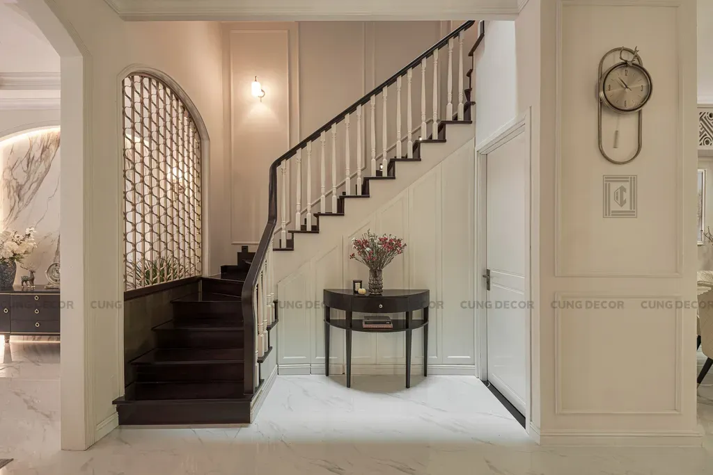 Cầu thang - Nhà phố liền kề Lakeview City - Phong cách Bán cổ điển | Space T