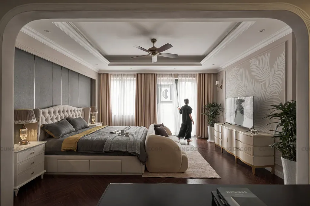 Phòng ngủ - Nhà phố liền kề Lakeview City - Phong cách Bán cổ điển | Space T